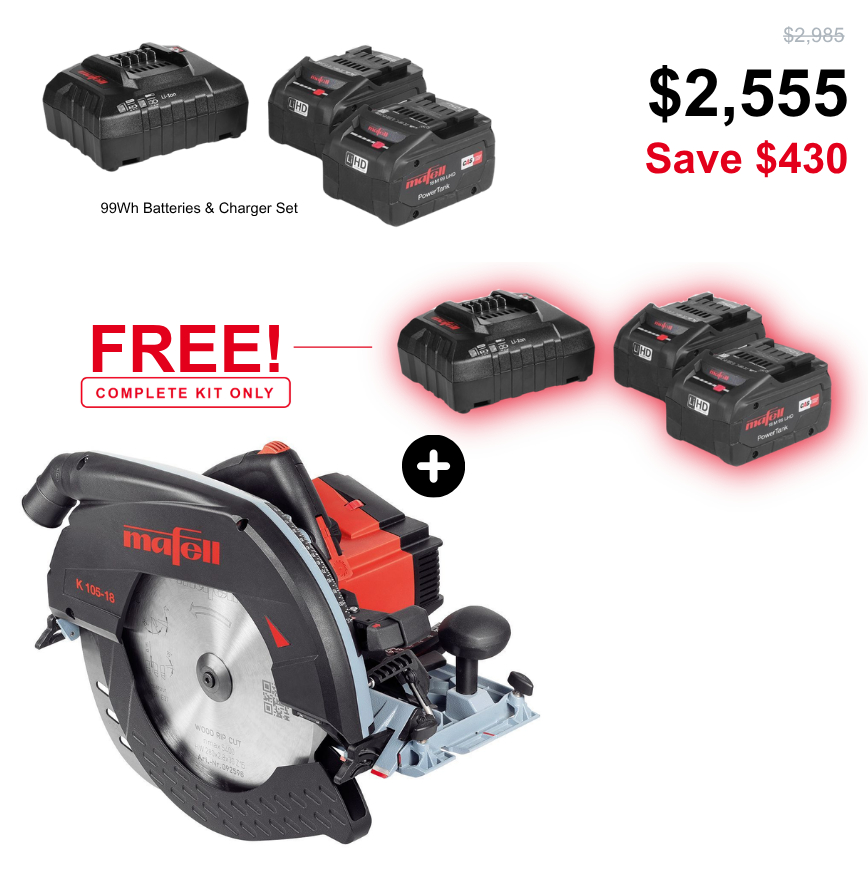 Mafell K105-18 Cordless Circular Saw