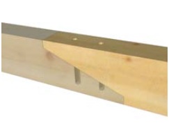 Splayed Scarf Joint with Square Vertical Abutments